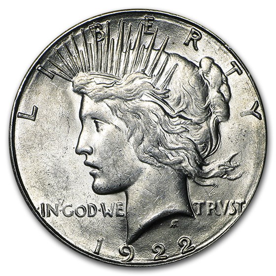 1922-S Peace Dollar AU 1922-S Peace Dollar AU
